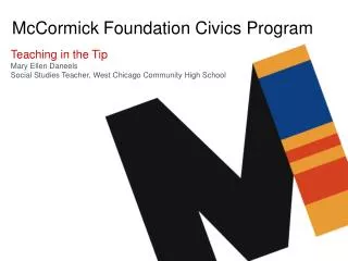 McCormick Foundation Civics Program