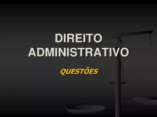 direito administrativo
