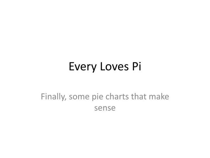 every loves pi