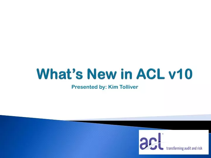 what s new in acl v10