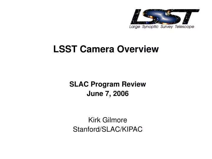 lsst camera overview