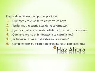 haz ahora