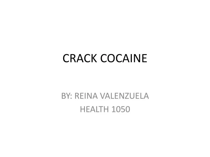 crack cocaine
