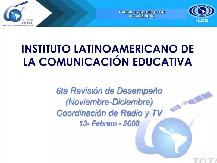 instituto latinoamericano de la comunicaci n educativa