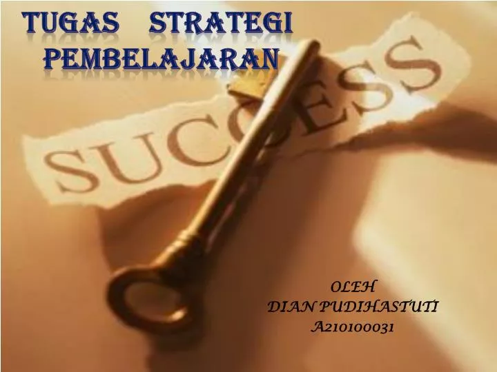 tugas strategi pembelajaran