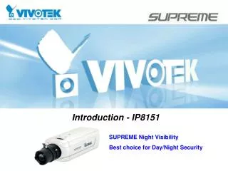 Introduction - IP8151