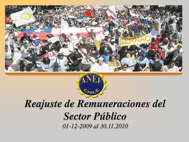 reajuste de remuneraciones del sector p blico 01 12 2009 al 30 11 2010