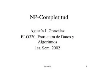 np completitud