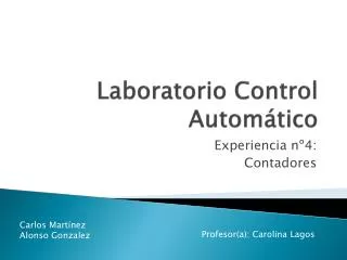 laboratorio control autom tico
