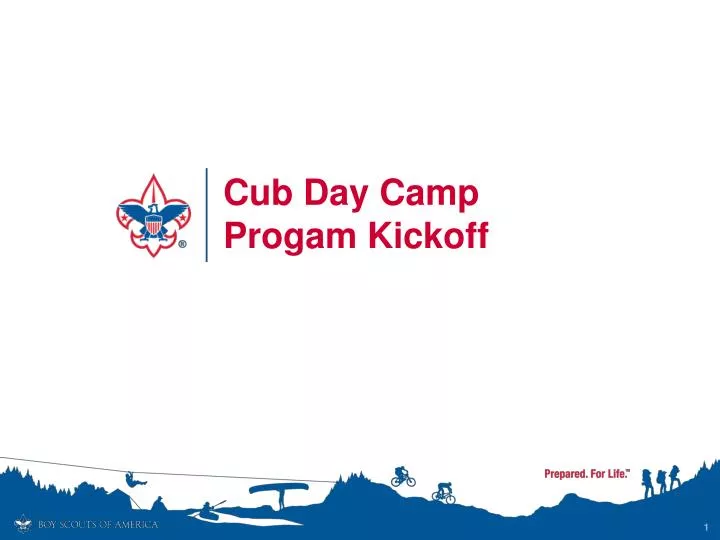 cub day camp progam kickoff