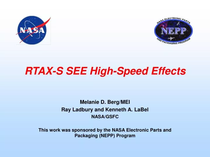 rtax s see high speed effects
