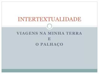 intertextualidade