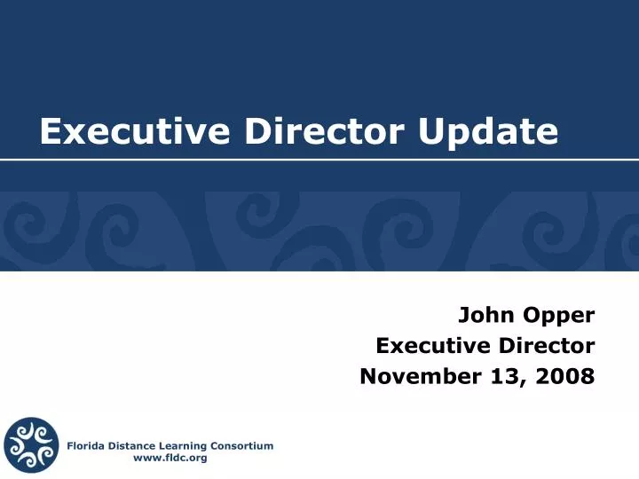 executive director update