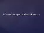 Understanding Media Literacy: The Construction and Influence of Media Messages - slide 1