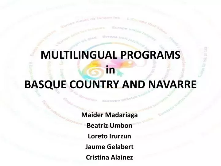 multilingual programs in basque country and navarre