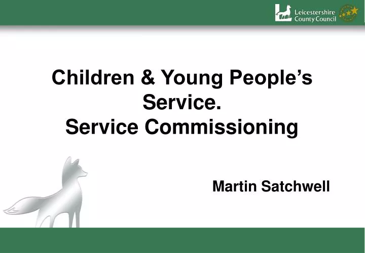 children young people s service service commissioning