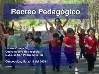 recreo pedag gico
