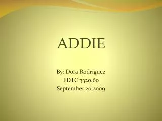 ADDIE