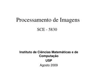 processamento de imagens
