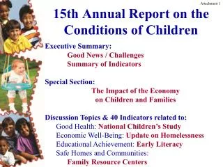 15th Annual Report on the Conditions of Children