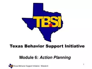 Module 6: Action Planning