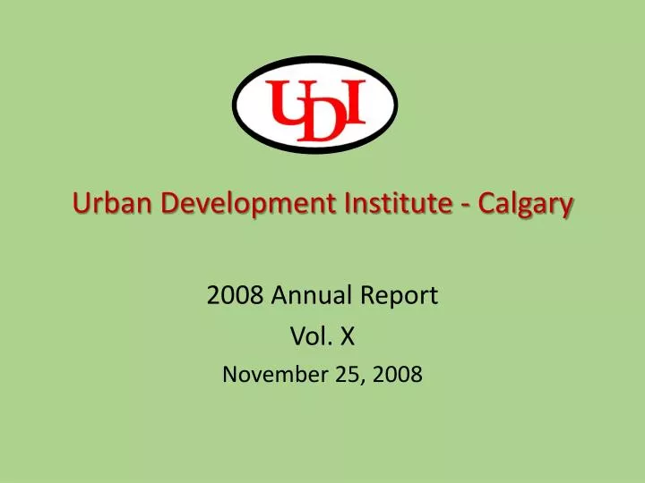 urban development institute calgary