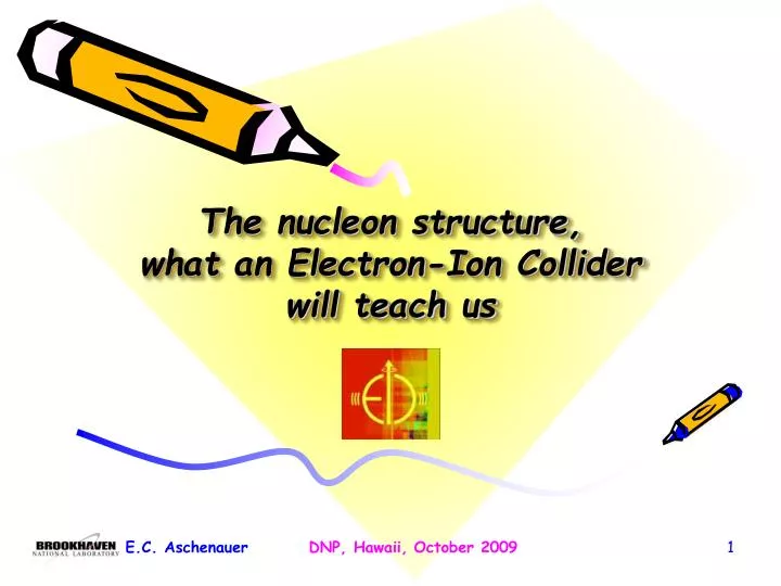 the nucleon structure what an electron ion collider will teach us