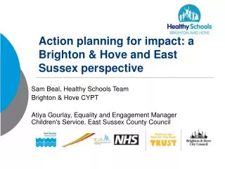 Action planning for impact: a Brighton &amp; Hove and East Sussex perspective