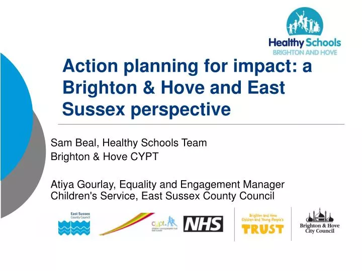 action planning for impact a brighton hove and east sussex perspective