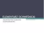 ELEMENTARZ OCHWEŚNICKI - slide 1