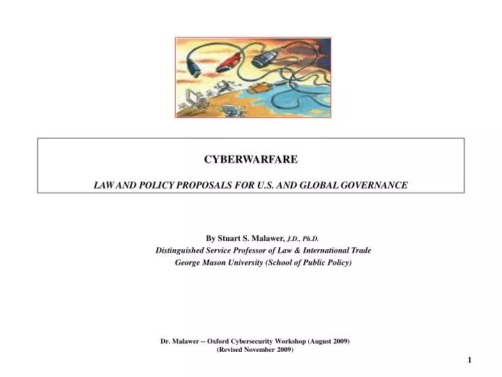 cyberwarfare law and policy proposals for u s and global governance