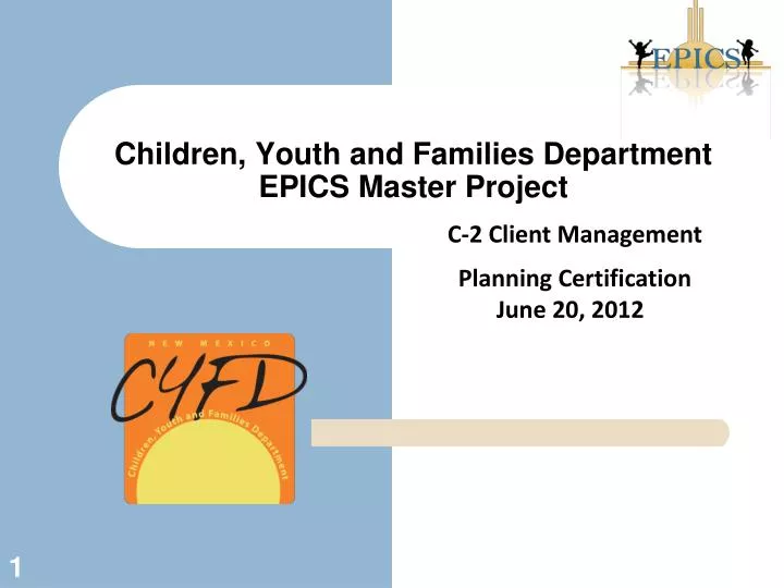 children youth and families department epics master project
