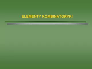 elementy kombinatoryki