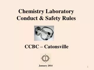 Chemistry Laboratory Conduct &amp; Safety Rules
