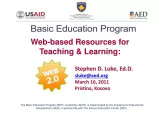 Web-based Resources for Teaching &amp; Learning: