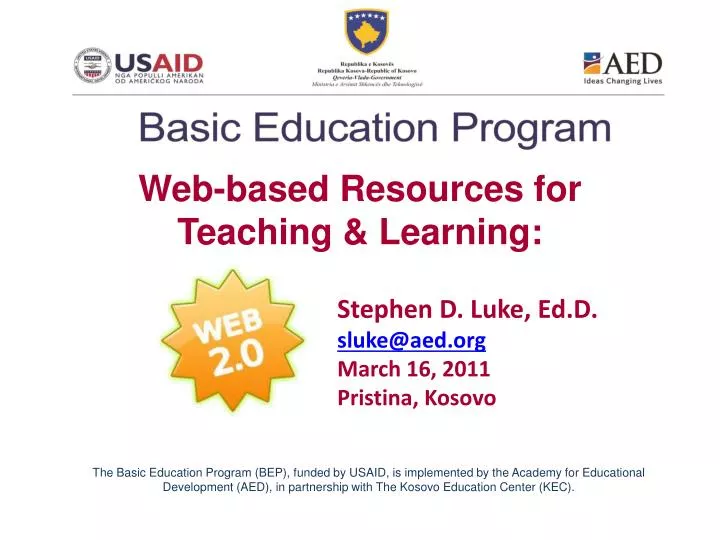 web based resources for teaching learning