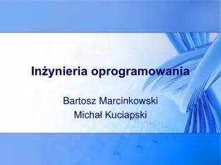 in ynieria oprogramowania