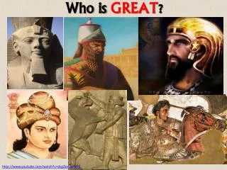 Who is GREAT ?