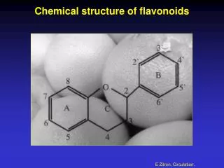 Chemical structure of flavonoids