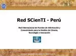 Red SCienTI - Perú - slide 1