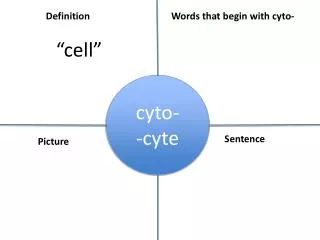 cyto - - cyte