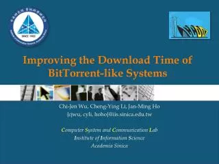 Improving the Download Time of BitTorrent-like Systems