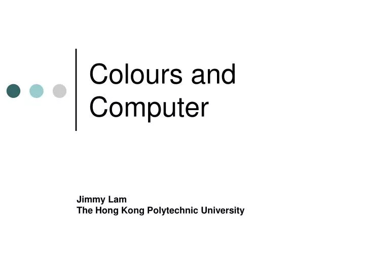 colours and computer
