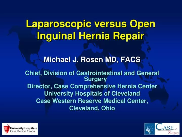 laparoscopic versus open inguinal hernia repair