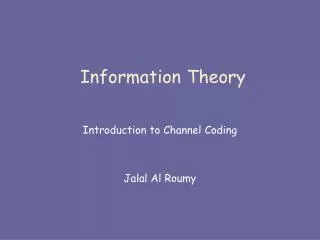 Information Theory