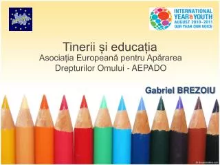 tinerii i educa ia