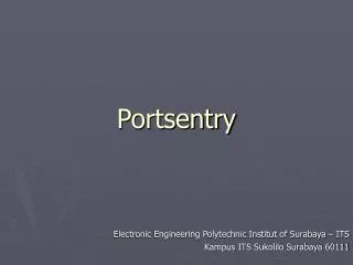 Portsentry