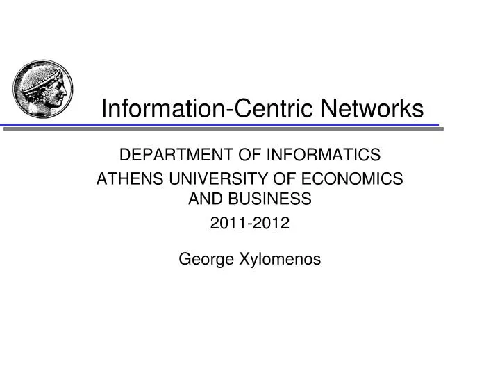 information centric networks