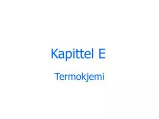 kapittel e