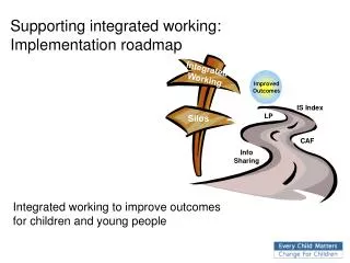 Supporting integrated working: Implementation roadmap